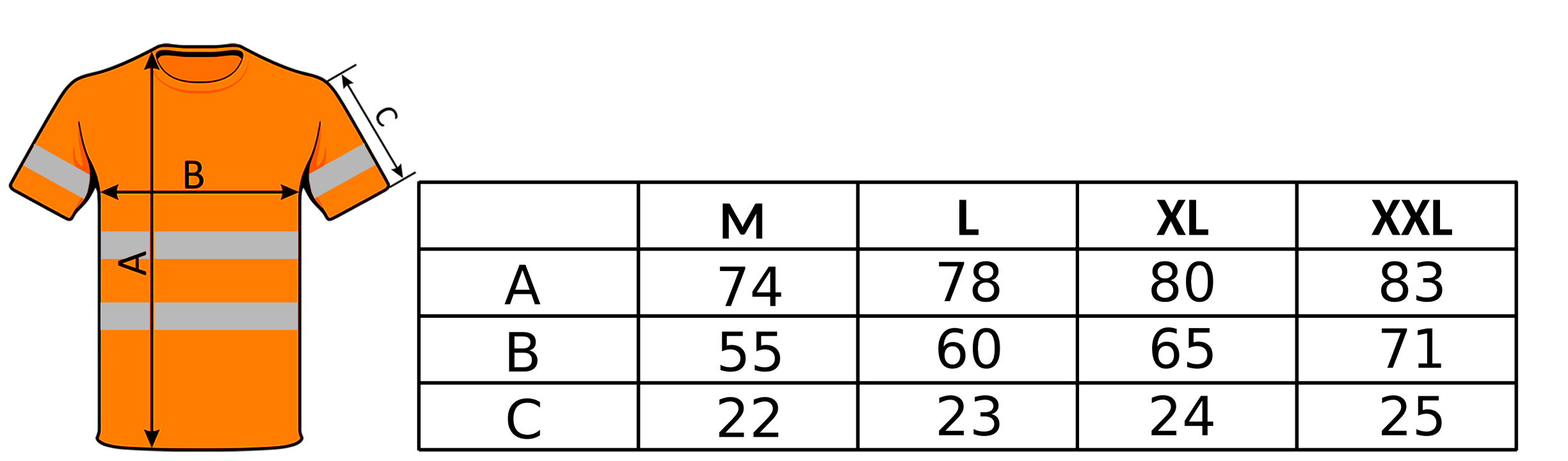ODBLASKOWA KOSZULKA Z NADRUKIEM POMOC DROGOWA 3M Rozmiar XL
