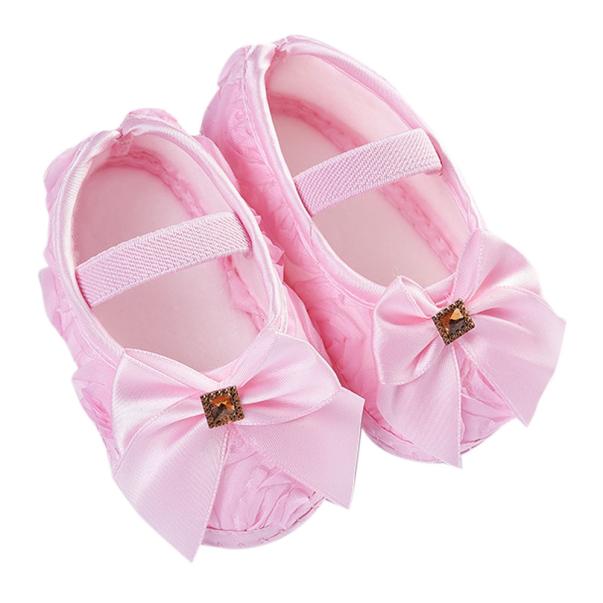 

Buciki w różyczki chrzest - 3-6 m S*