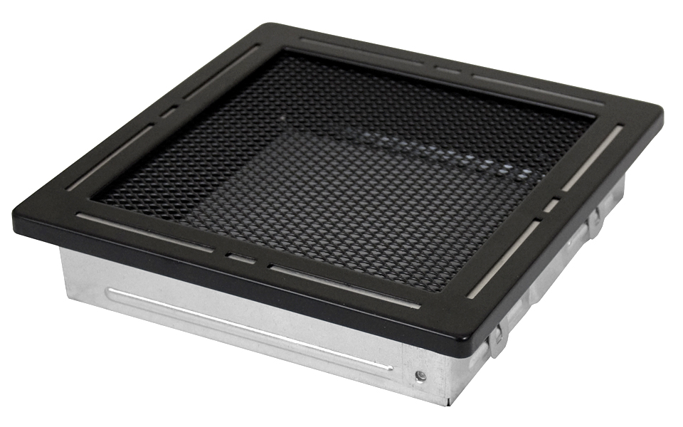 Krbová mřížka Trend 16x16 cm černá matná