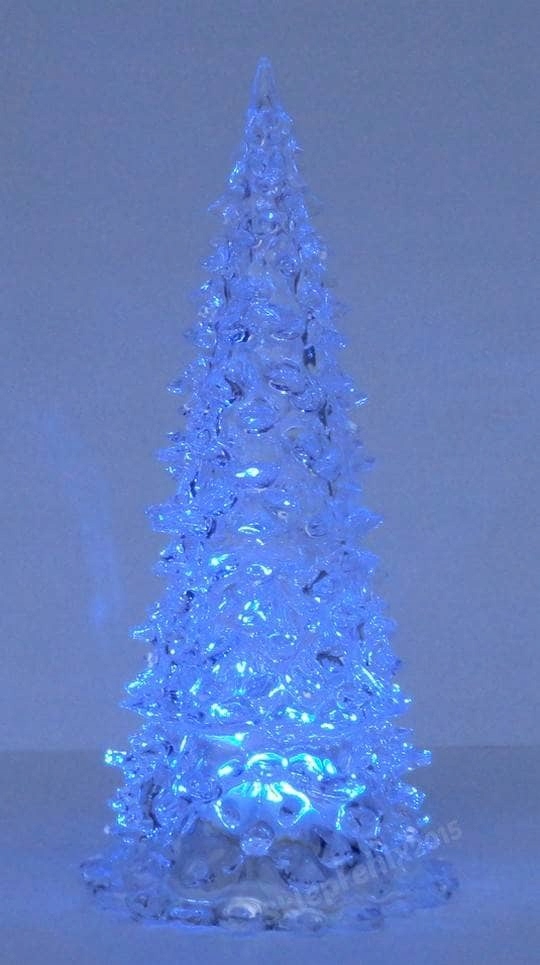 ŚWIECĄCA CHOINKA LED 22cm - OZDOBA ŚWIĄTECZNA (R3) Rodzaj choinki sztuczna