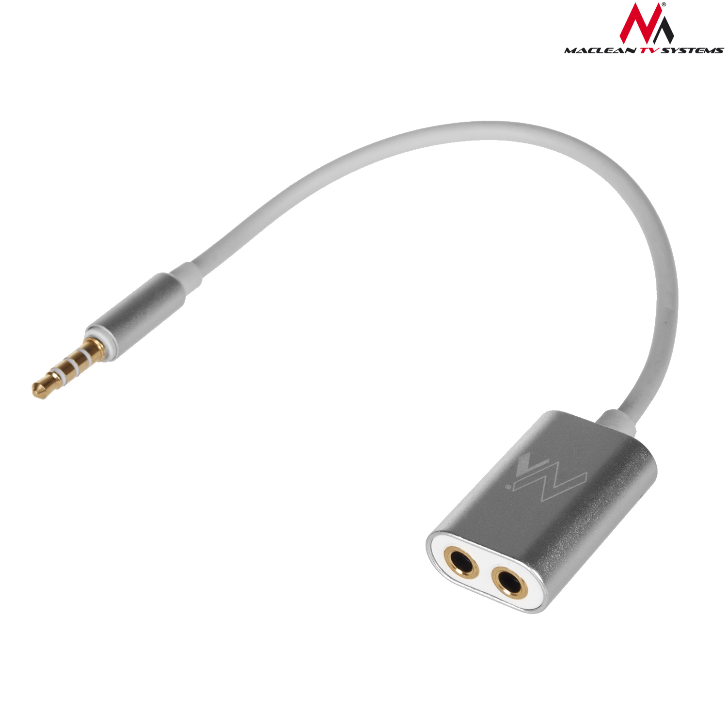 Kabel Adapter Rozgałęźnik Słuchawek mini-Jack Mic Marka Maclean