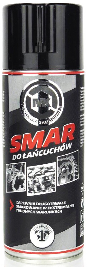 

Smar do łańcuchów kół zębatych łańcuch spray 400ml