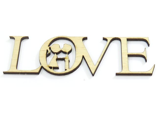 

Decoupage Drewniany Napis Love Sklejka 3mm DK51