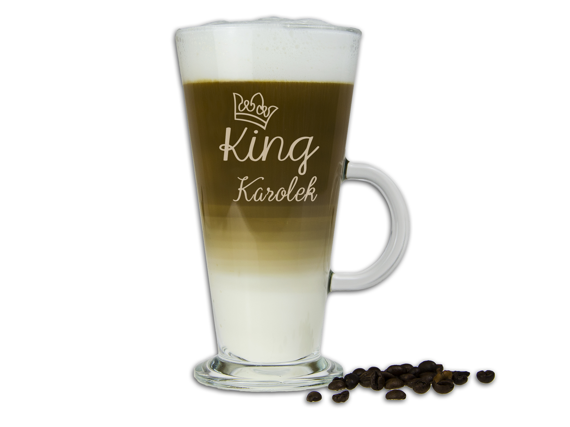 

Szklanka Latte Dla Chłopaka Prezent Grawer King