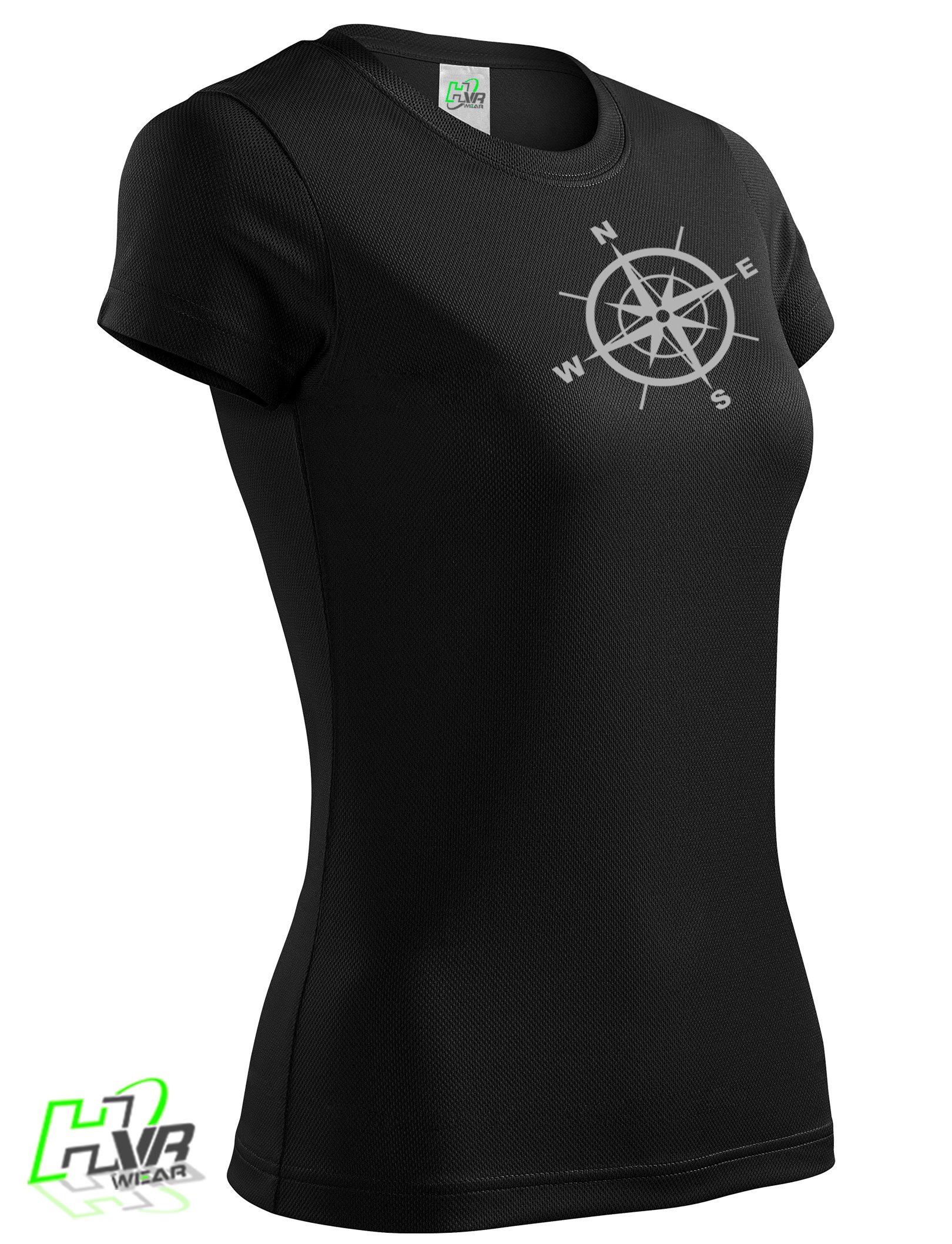 ŻEGLARSKI T-SHIRT TERMICZNY RÓŻA WIATRÓW ODBLASK Marka Odblaskowo