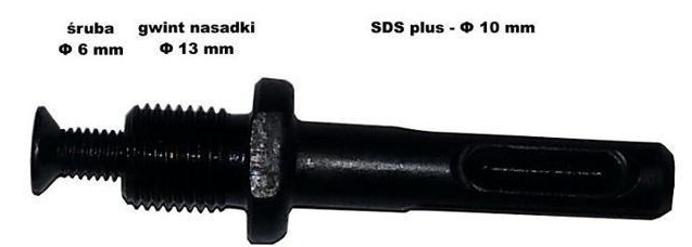 GŁOWICA DO WIERTARKI 1/2'' 2-13 MM SDS ADAPTER Rodzaj głowica