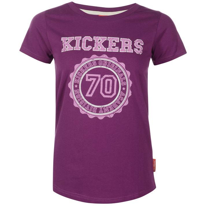 

A5652 Kickers Print Koszulka T-shirt damski M