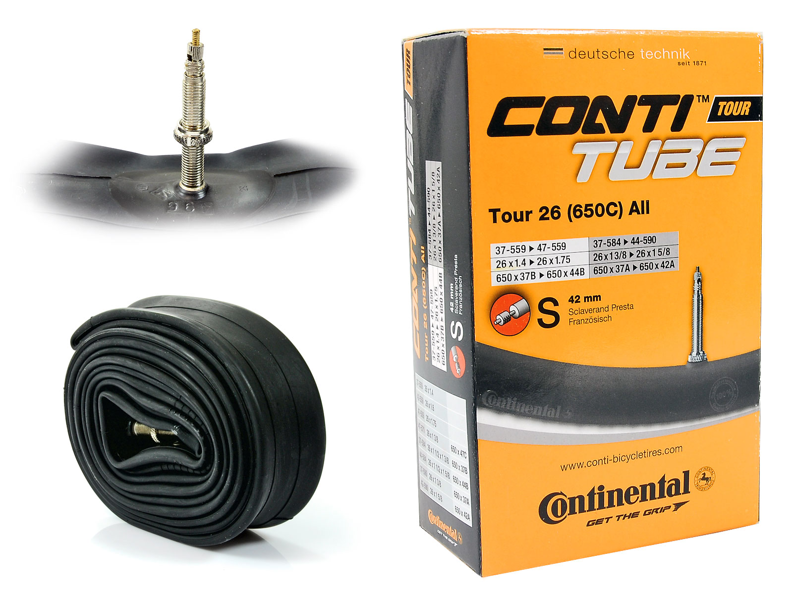 

Dętka Tour Continental 26'' x 1,37'' -1,75''presta