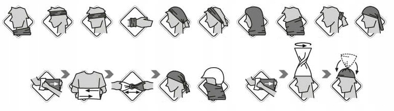 BUFF ORIGINAL Chusta Wielofunkcyjna Bandana JUNIOR Kolekcja BUFF ORIGINAL