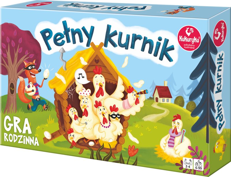 

Pełny Kurnik Rodzinna Gra Planszowa Kukuryku 63117