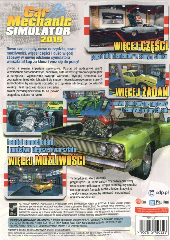 Car Mechanic Simulator 2015 PC En + бонус тип выпуска база