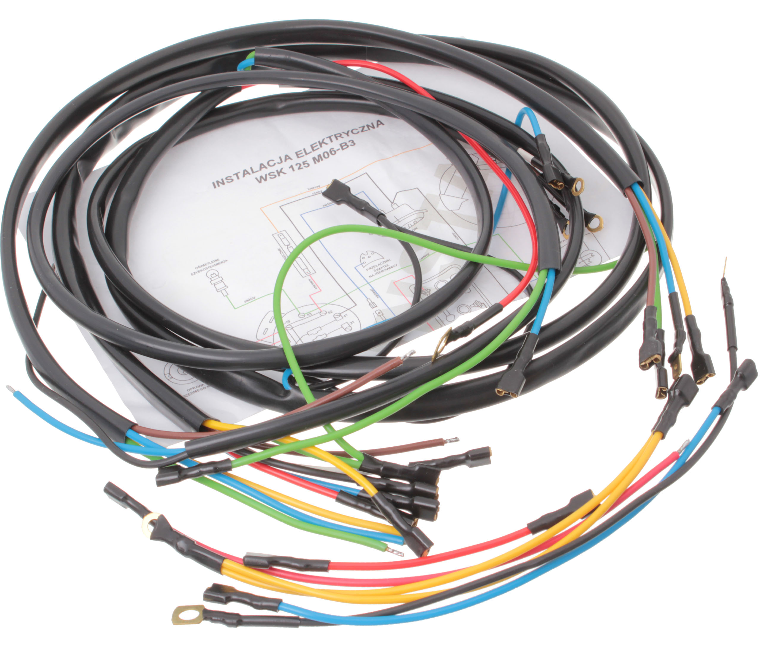 643TRYT43543353 - WSK 125 M06 B3 однорычажная электропроводка
