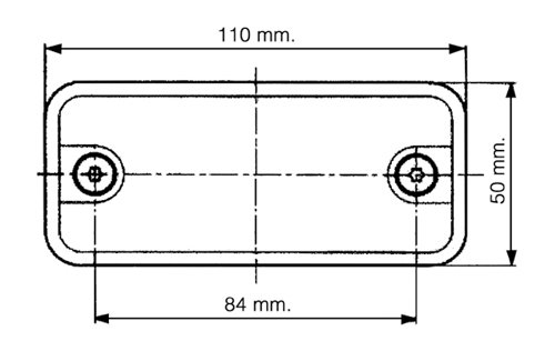 Фара obrysowa Бічна  Daf LF CF XF 85 95 105 Виробник запчастини Tangde foto 1