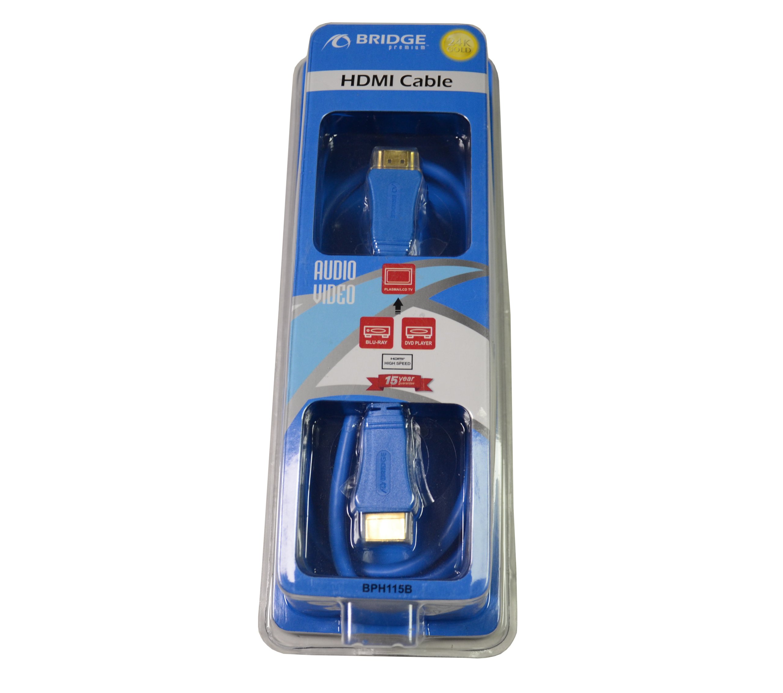 

Kabel Przewód Hdmi Premium Full Hd 1.5m Blue