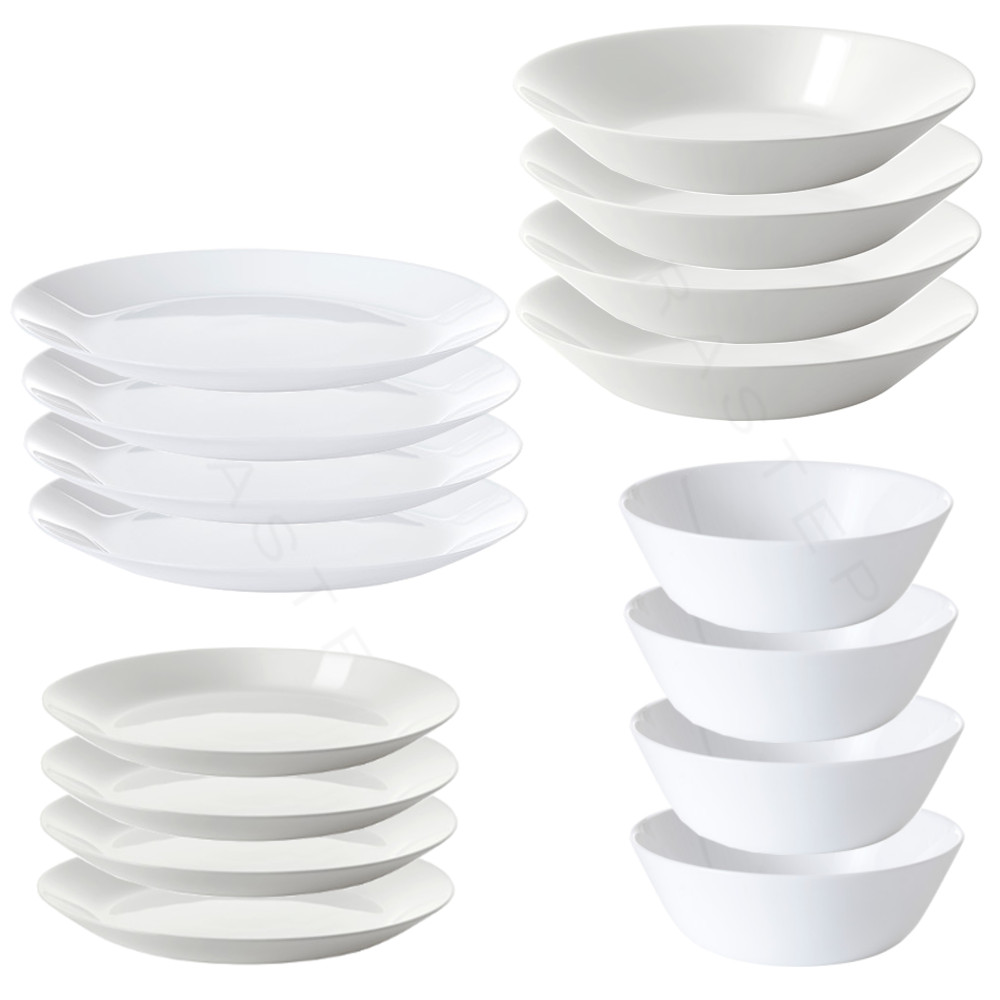 

Serwis talerze miski Ikea Oftast na 4 osoby 16 el