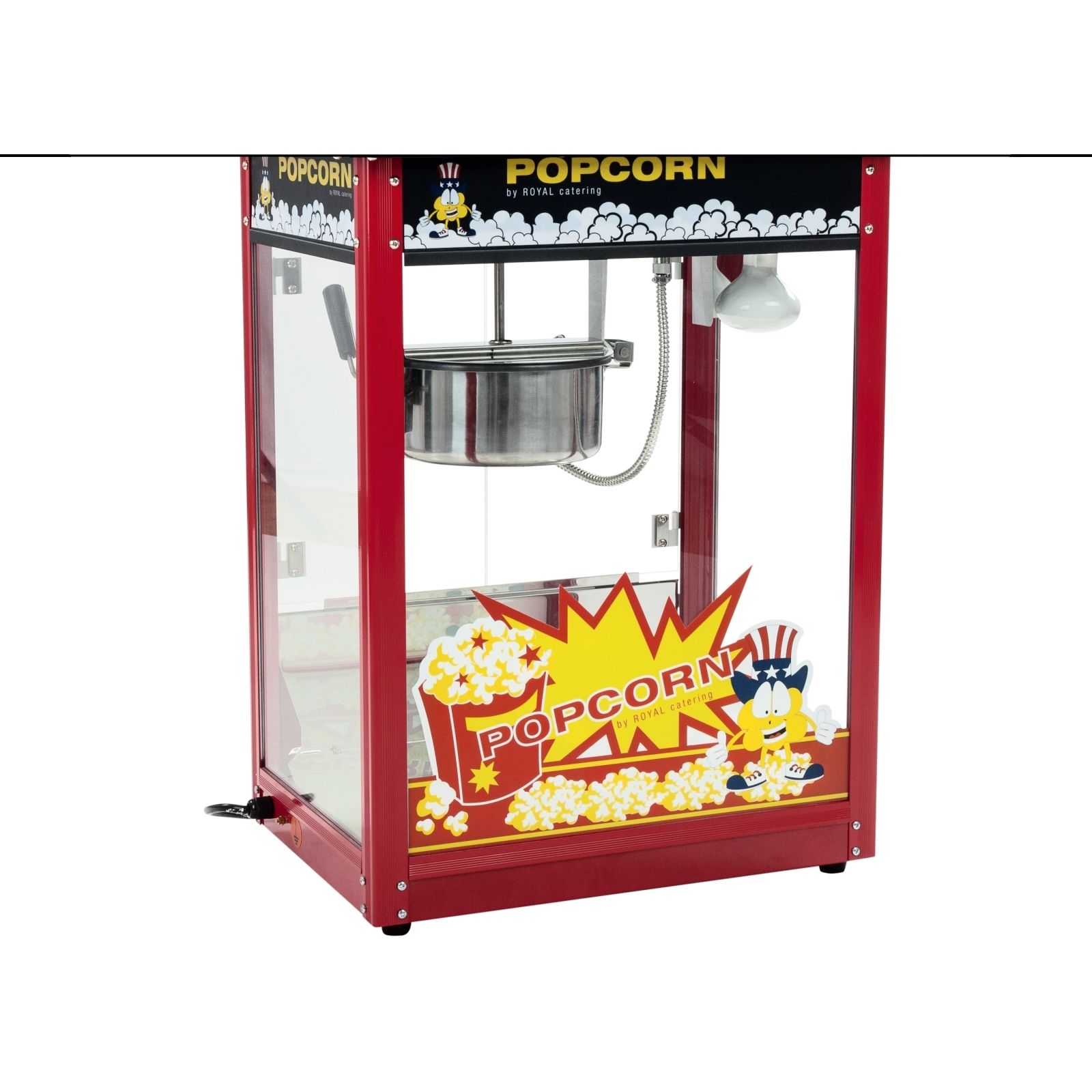 POPCORN MASZYNA DO POPCORNU 1,6kW PROFESJONALNA EAN (GTIN) 4260223022555