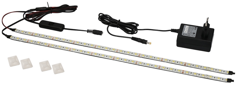 LED lišta 5050 osvetlenie akvária 2x60cm IP68