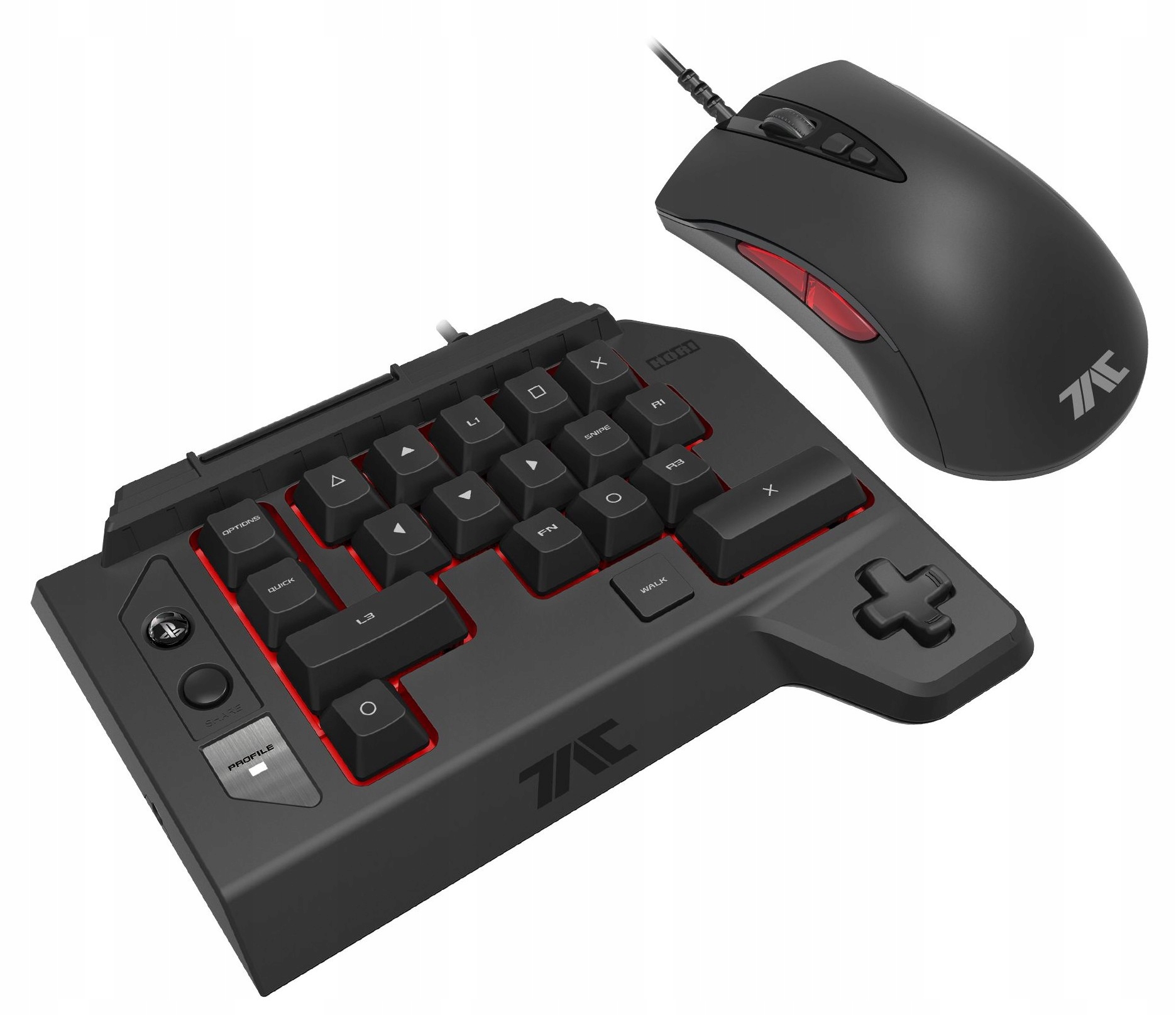 HORI PS4 Tac FOUR K2 мышь + клавиатура / лицензия производитель код PS4-124E