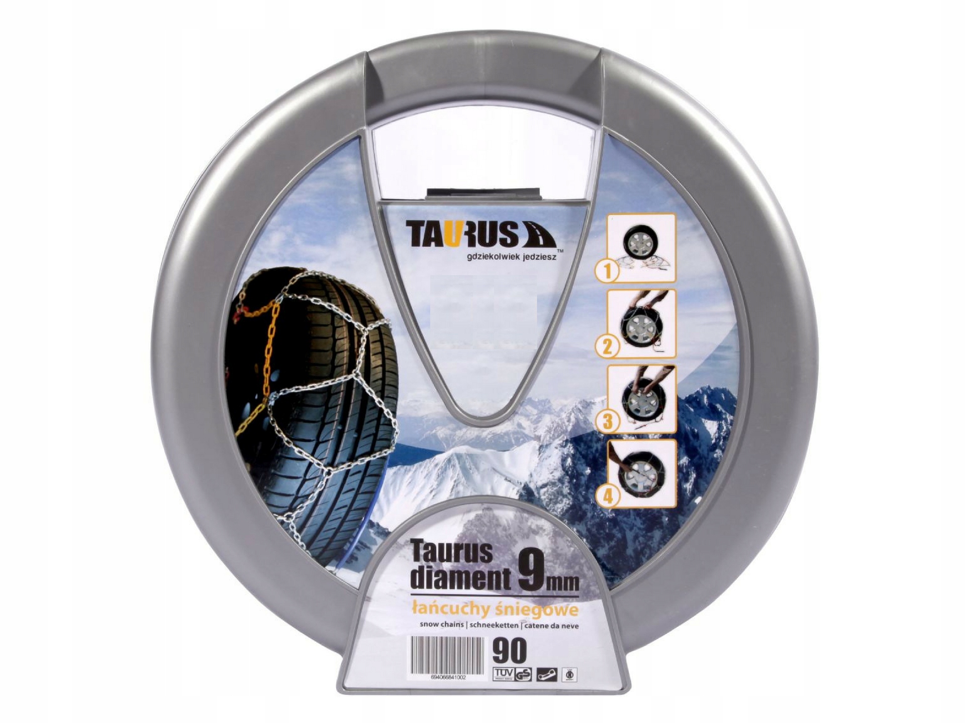 Łańcuchy śniegowe TAURUS KN100 225/45R18 225/50R17 215/55R17 225/55R16 Producent Taurus