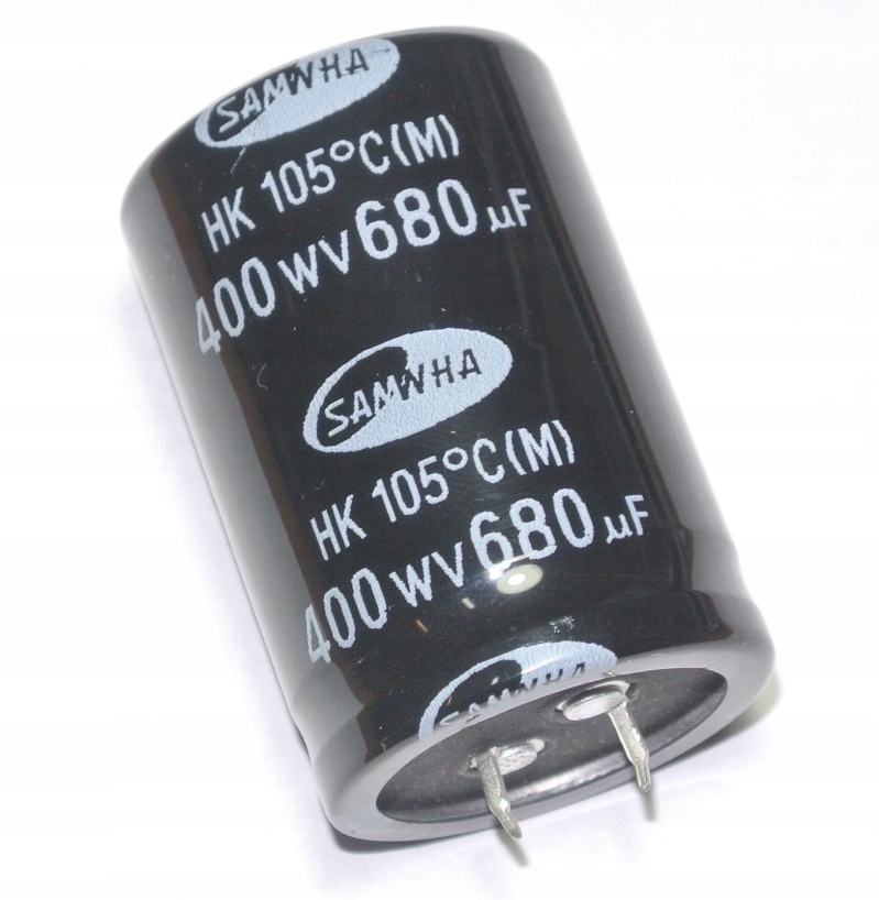 

680uF 400V 105' Samwha Hk 35x52mm _________ [1szt]
