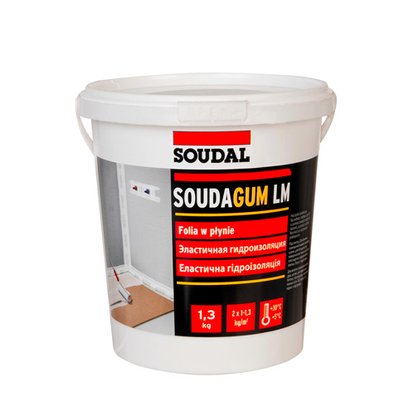 

Soudal Soudagum Uszczelniająca Folia W Płyni 1,3kg