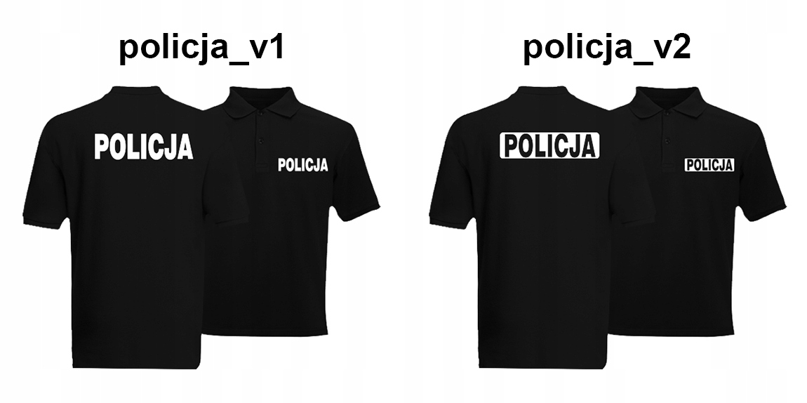 Koszulka Polo Policja Straż Ochrona Instruktor FLEX Rozmiar M