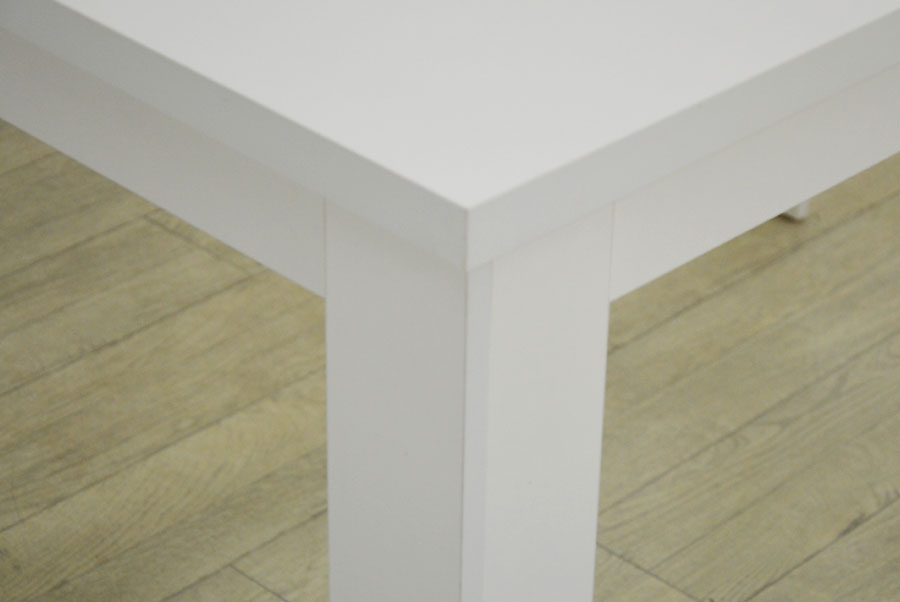 BIAŁY STÓŁ rozkładany 80x120x160 DO KUCHNI SALONU Głębokość mebla 80 cm