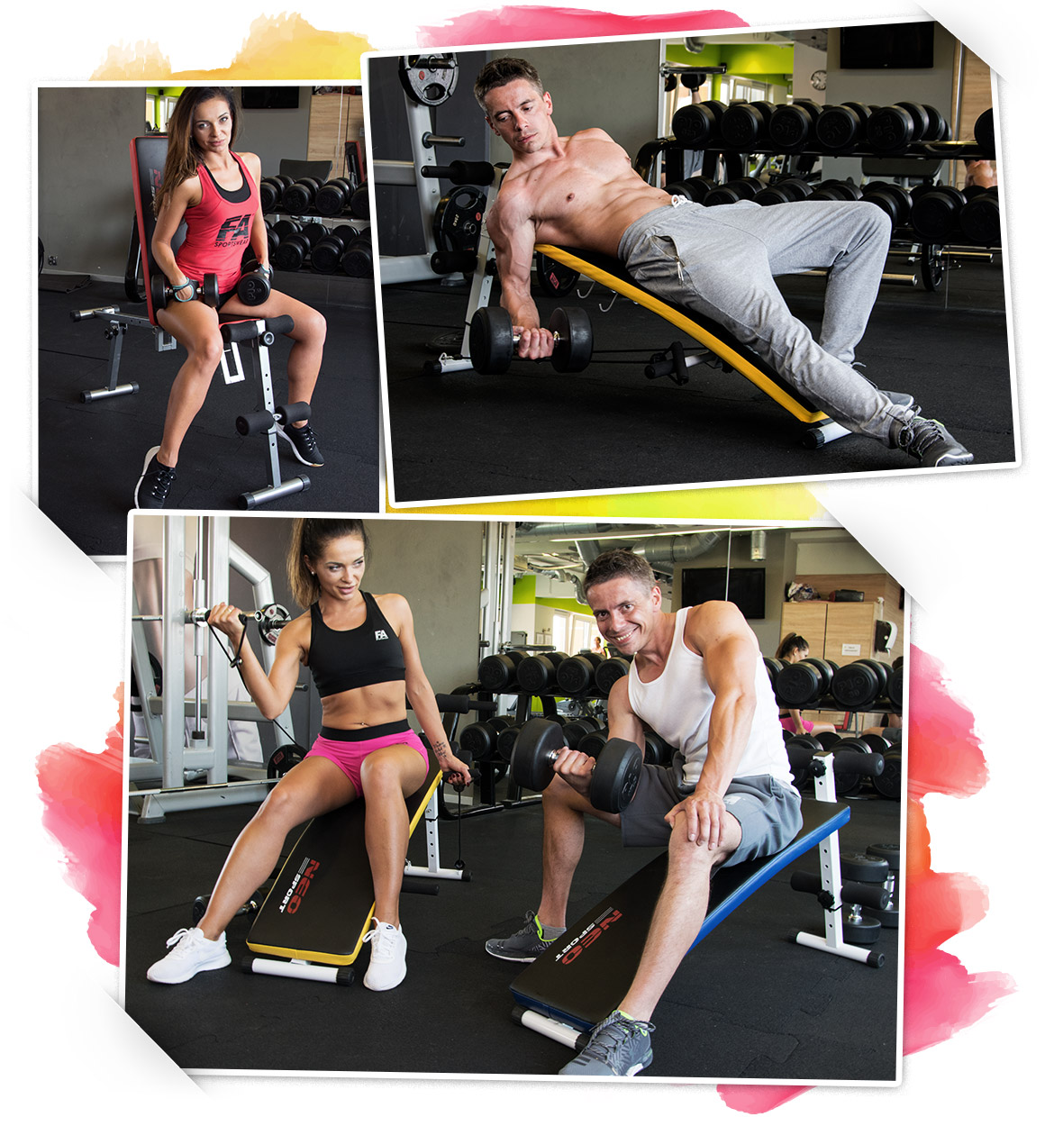 ŁAWECZKA DO ĆWICZEŃ TRENINGOWA EKSPANDER NEOSPORT Długość 127 cm