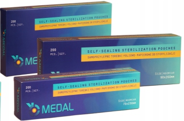 TOREBKI DO STERYLIZACJI MEDAL 90mmx135mm-200 szt. Producent wyrobu medycznego Medal