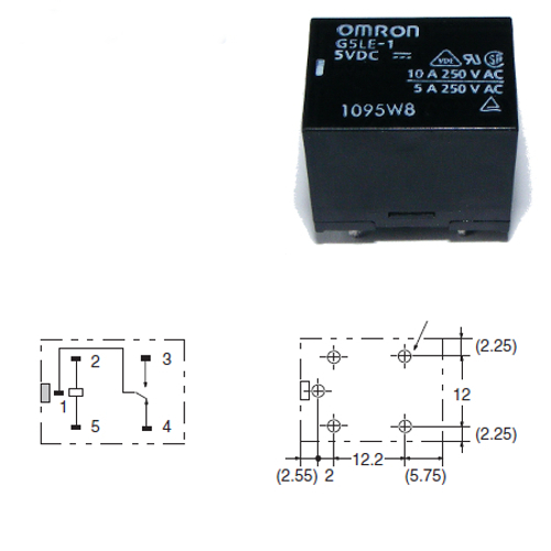 Omron g5la 14 12vdc схема