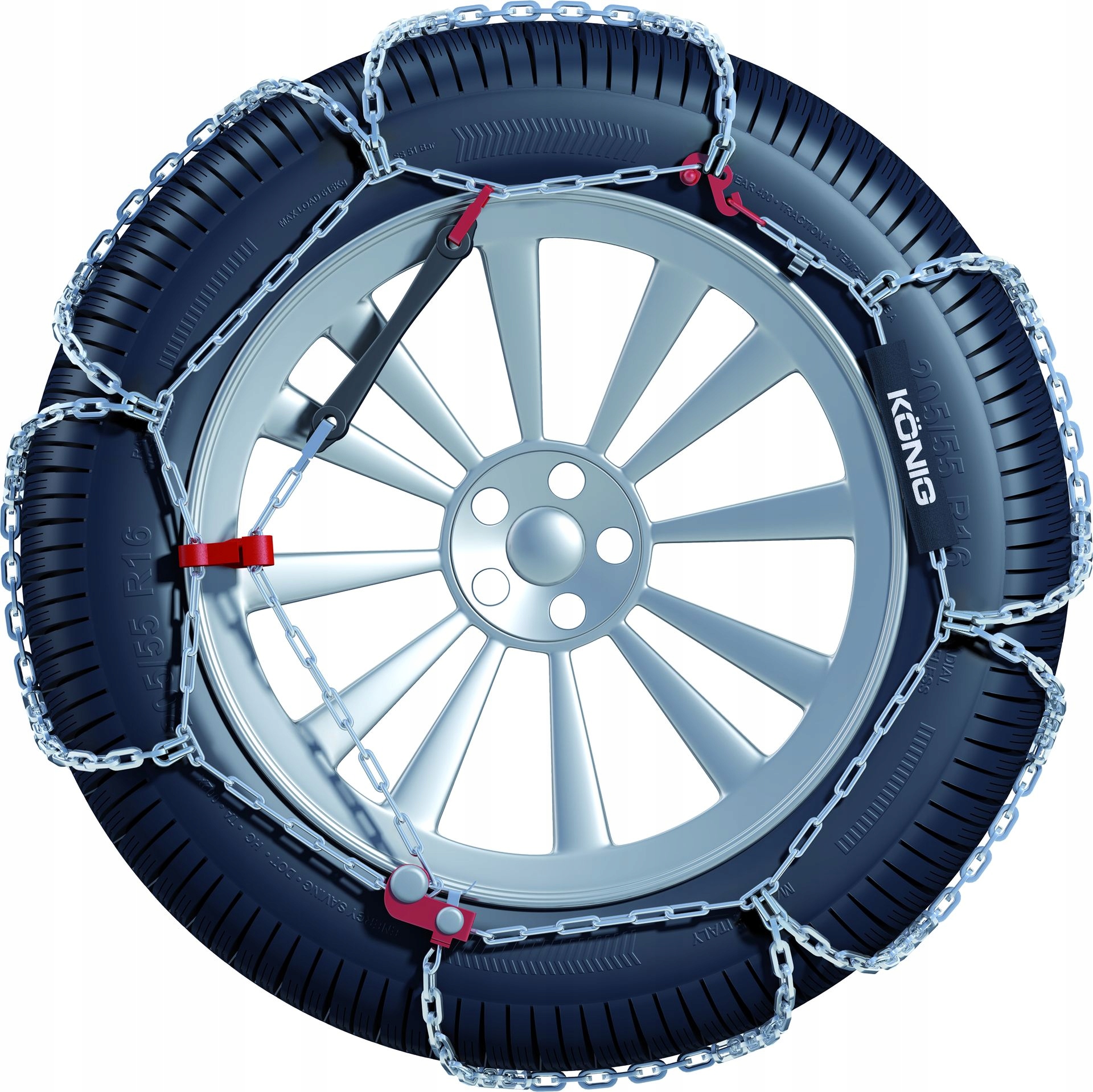 Łańcuchy śniegowe CB-12 KN 100 215/50R17 225/50R17 EAN (GTIN) 8005438011552