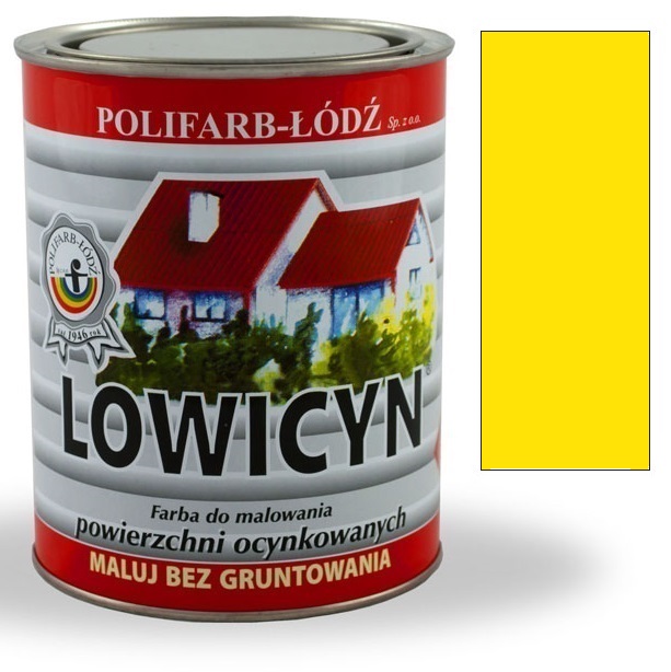 Lowicyn farba ocynk ŻÓŁTY KADMOWY RAL1021 MAT 5L