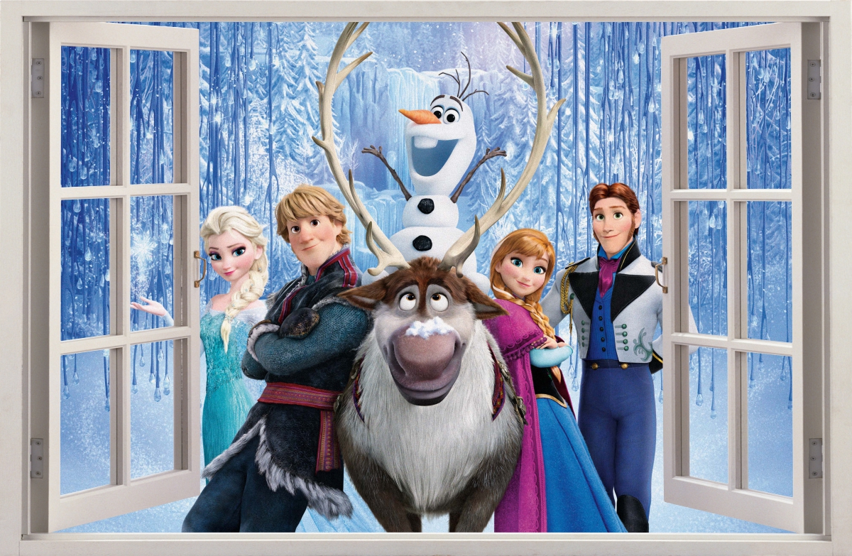 

Naklejki Na Ścianę Okno Frozen Elsa 16 115x75 cm