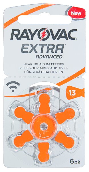 

Rayovac Extra 13 Emf PR48 Baterie słuchowe 6 szt.