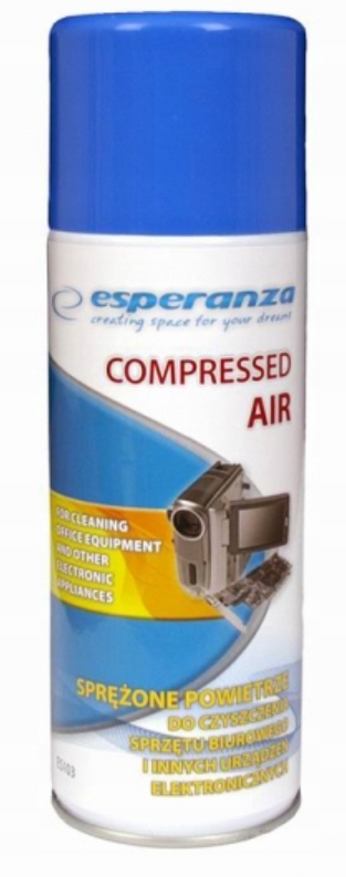 

Sprężone powietrze w aerozolu 400ml rurka