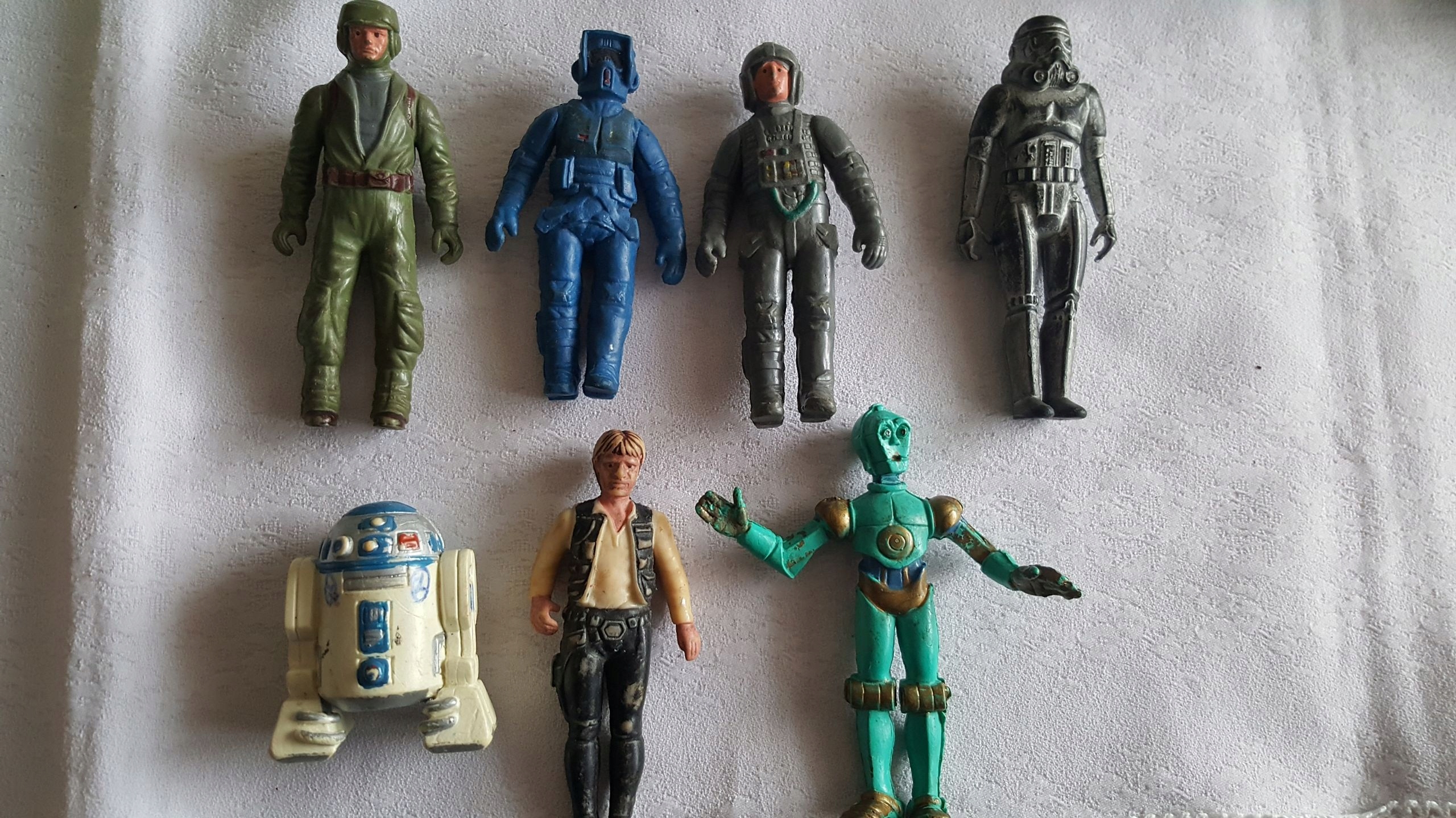 Figurki żołnierzyki Zabawki Prl Star Wars 7 Szt