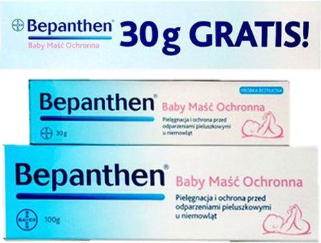 Bepanthen Baby Maść Ochronna Zestaw 100g30g 7291077107