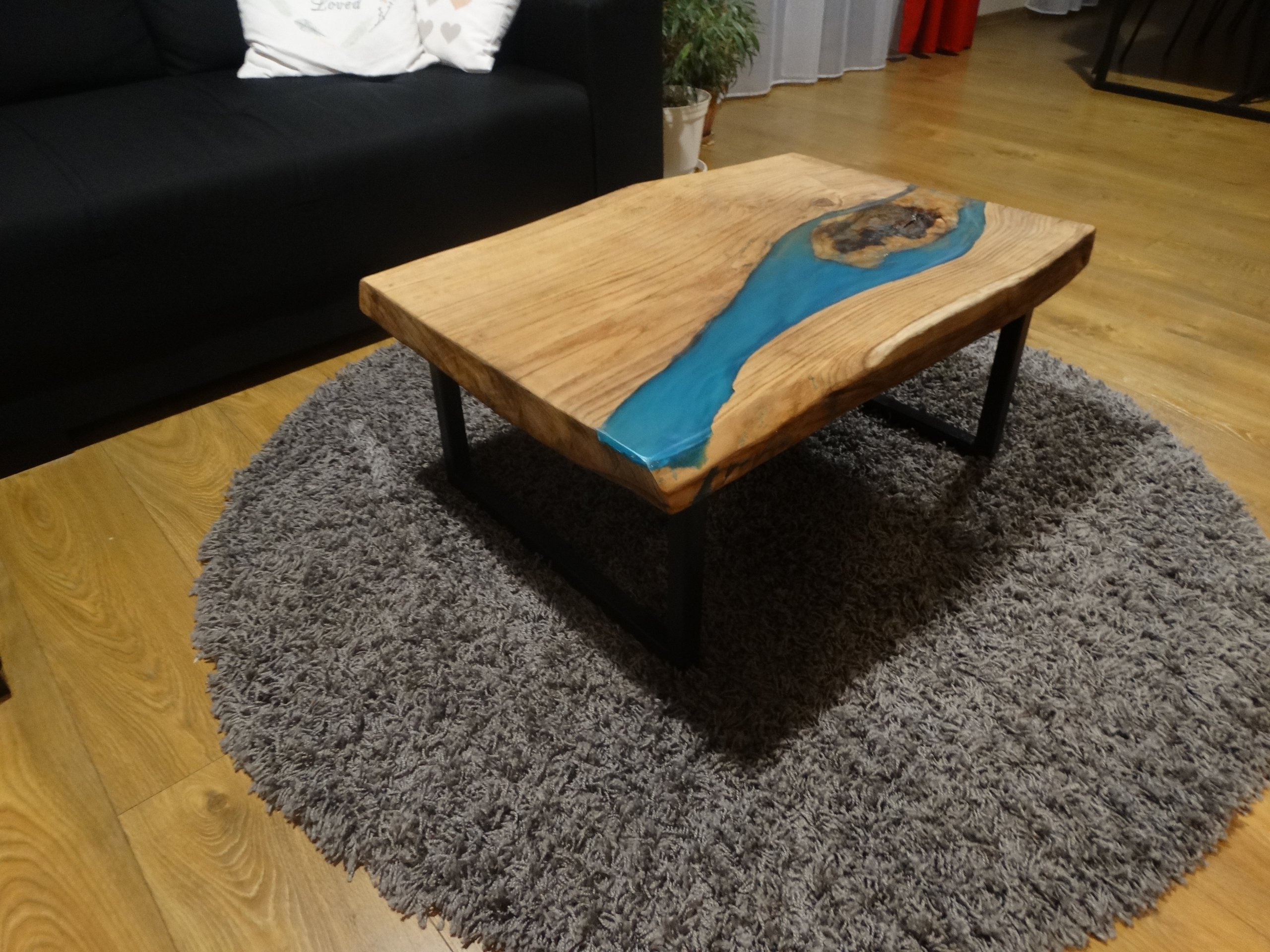 STOLIK KAWOWY STÓŁ ŻYWICA EPOKSYDOWA - 7360204416 - oficjalne archiwum