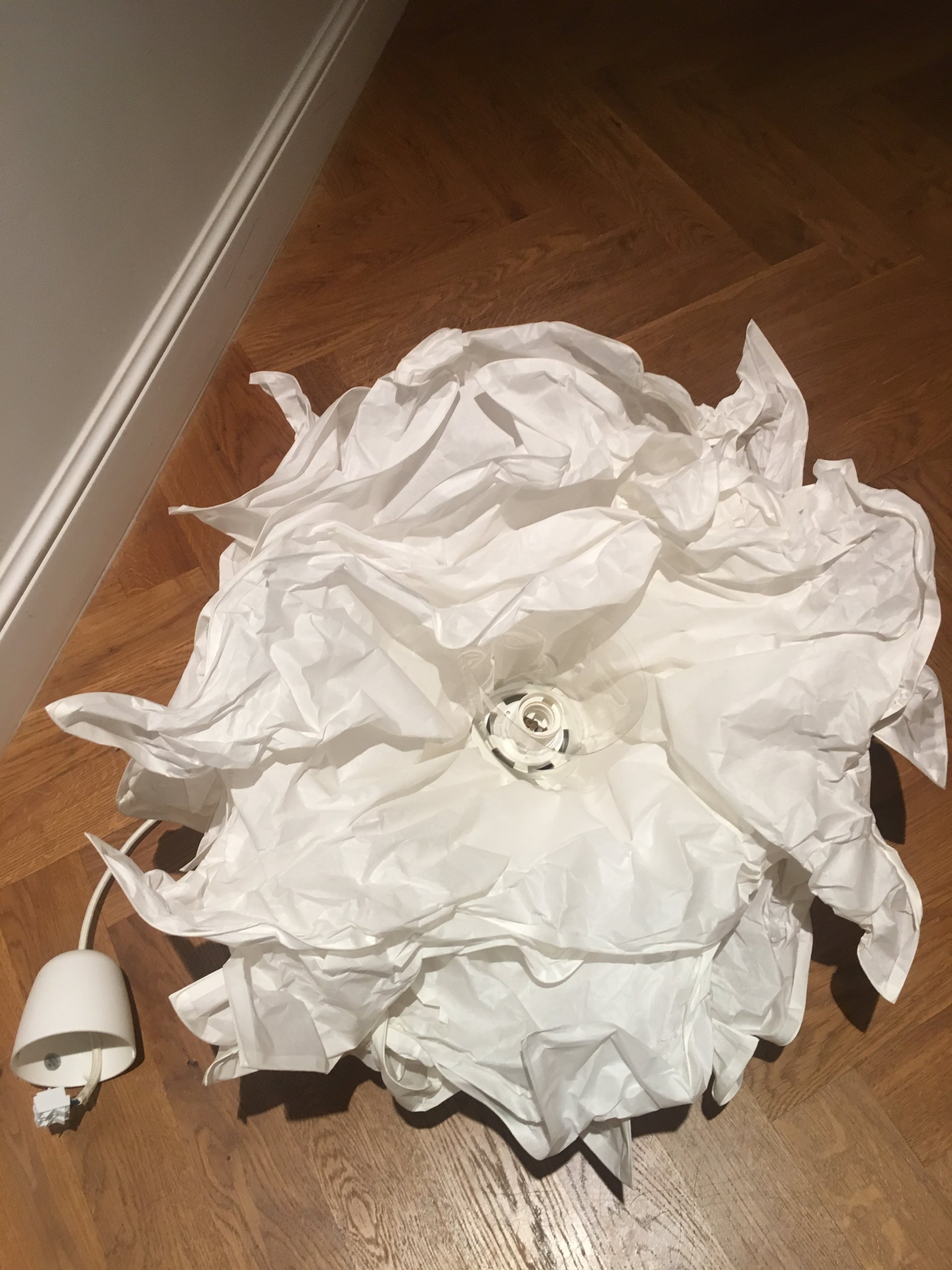 lampa papierowa IKEA klosz KRUSNING - 7193856312 - oficjalne archiwum ...