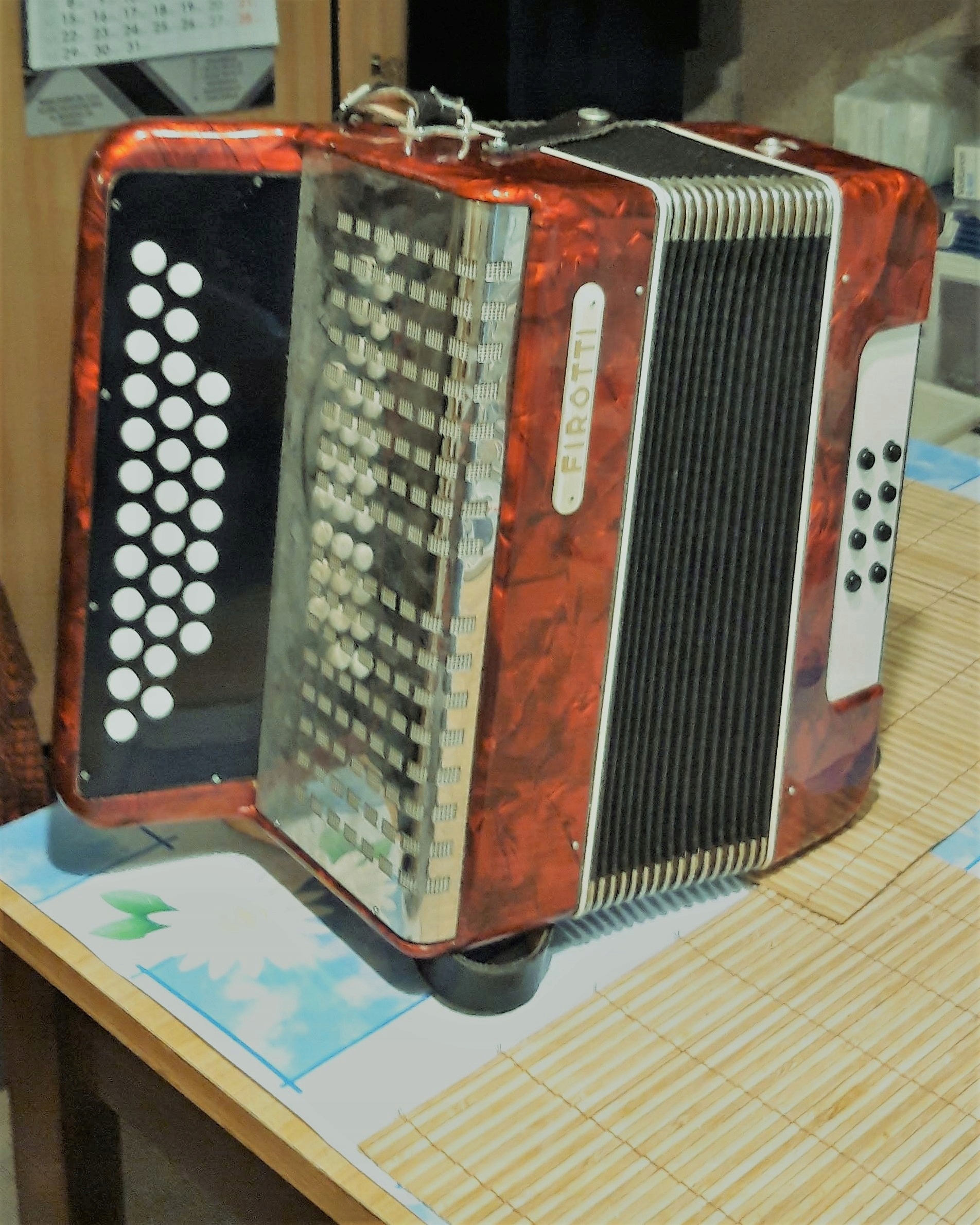 harmonia Firotti,instrument muzyczny, akordeon , 7582494719