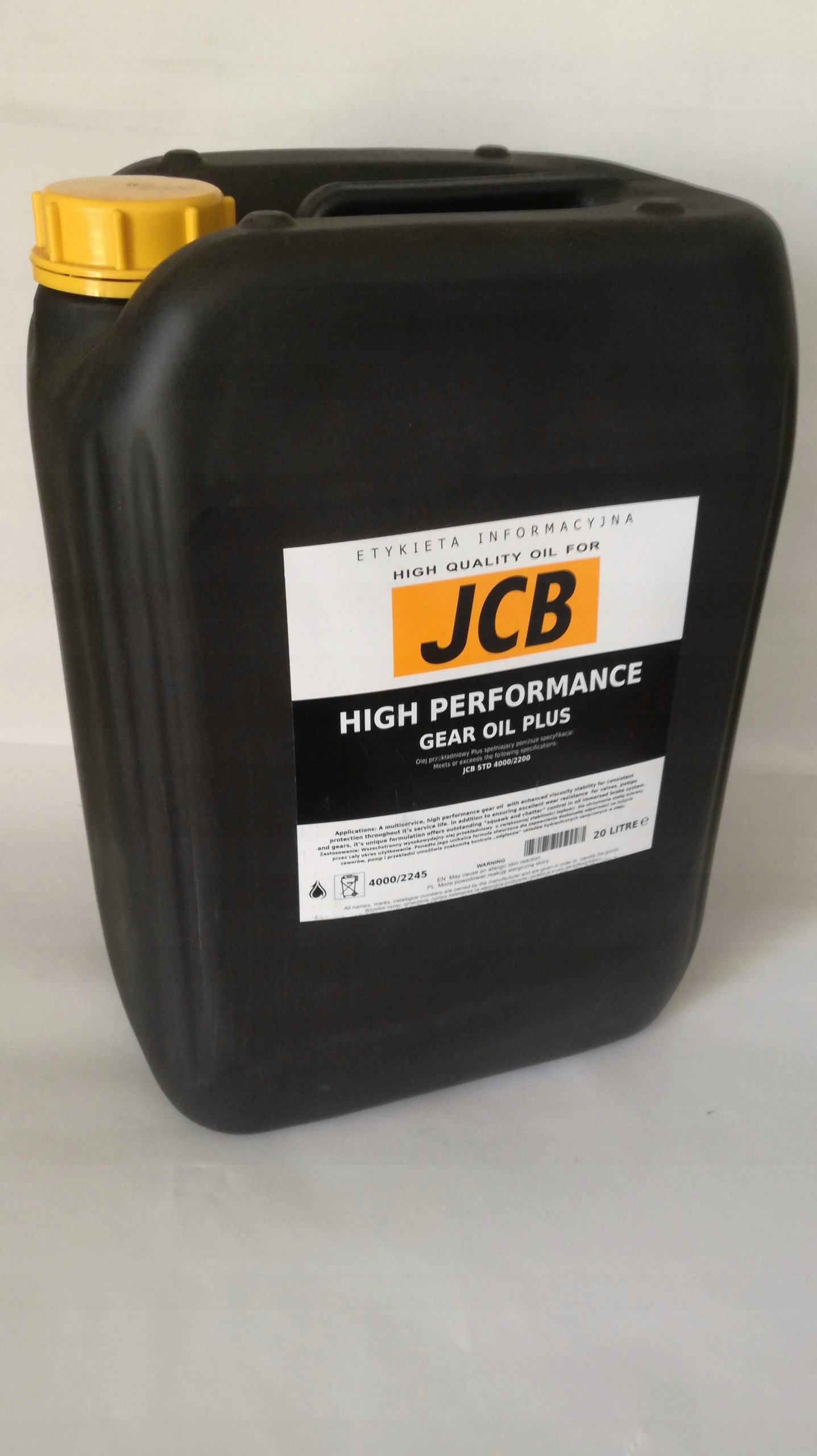 OLEJ MOST HP PLUS ORG 20 Ltr JCB 3CX 4CX inne 7531660604 oficjalne