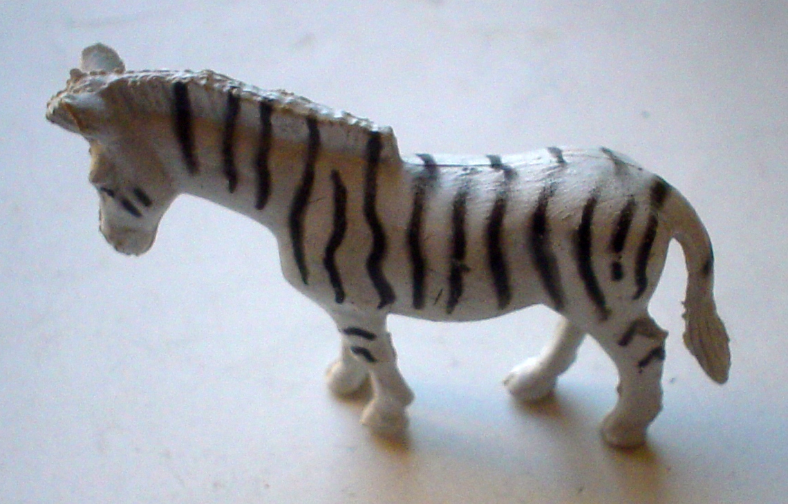 Figurka Z Kiosku Zwierzęta Zabawka Z Prl Zebra