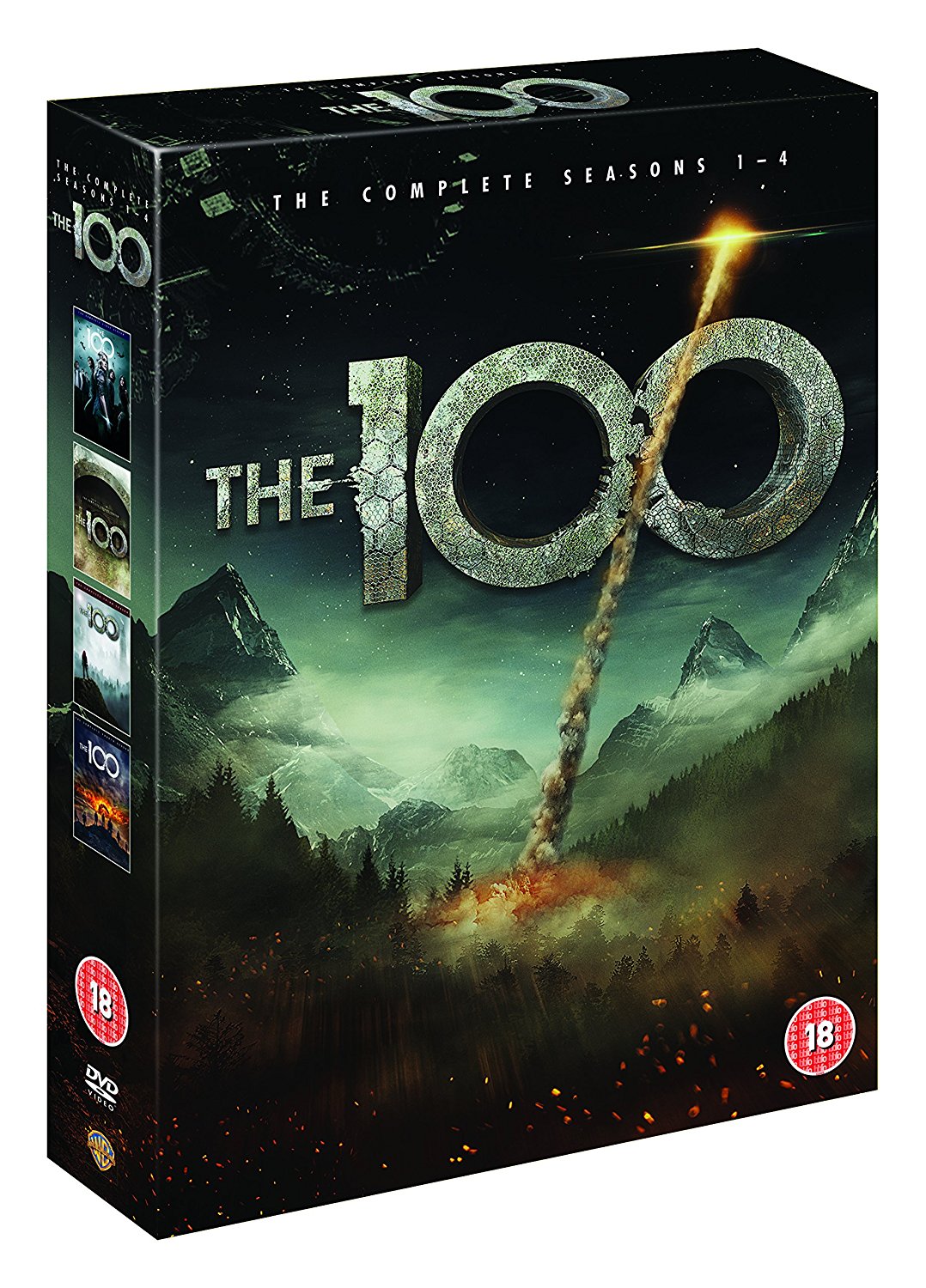 THE 100 (COMPLETE SEASON 1+2+3+4) 14 DVD (HUNDRED) - 7154268193