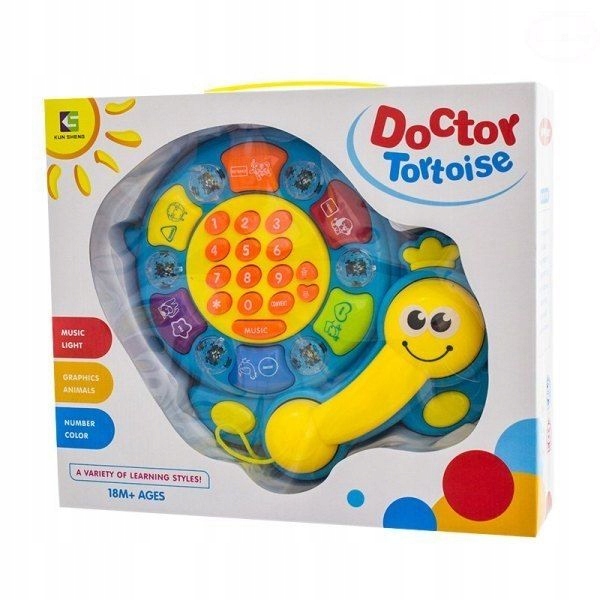 Eurobaby Telefon żółw Zabawka Interaktywna 3 7643217897 Eurobaby Telefon żółw Zabawka Interaktywna 3 7643217897