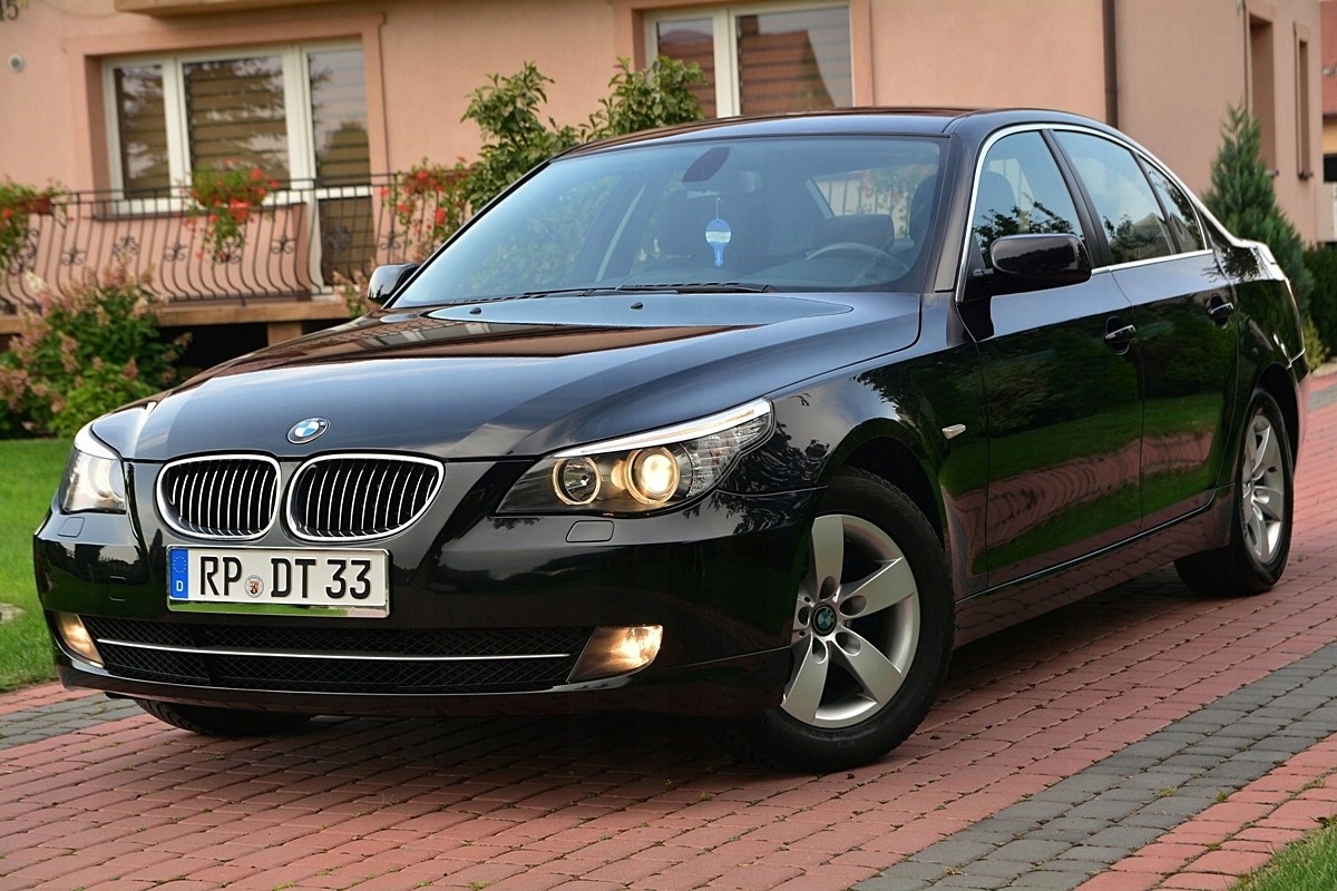 BMW 5 LIFT 525i 2.5 Benz 190KM_NIEMCY_BOGATA_IDEAŁ