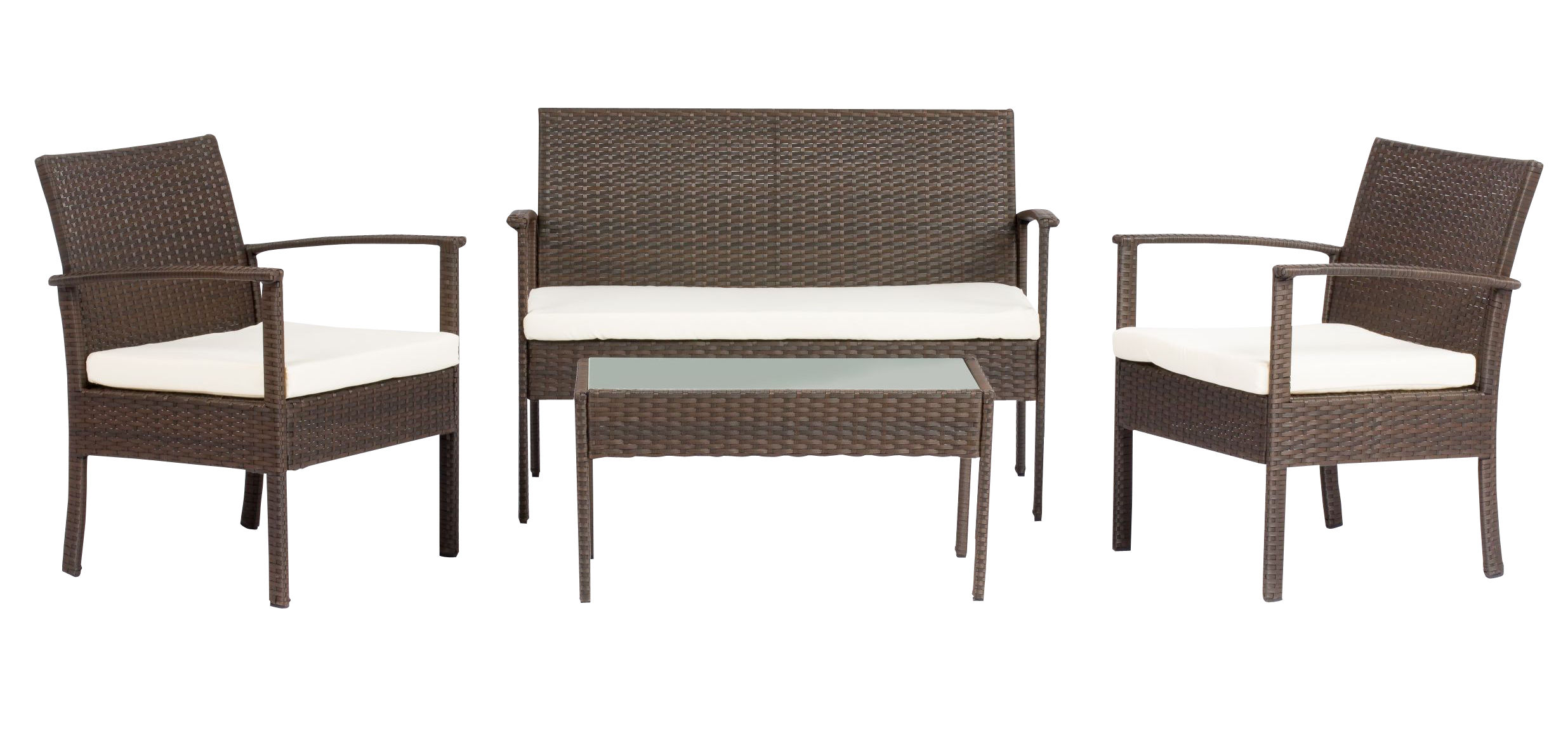 Meble ogrodowe technorattanowe rattan NAC zestaw ...