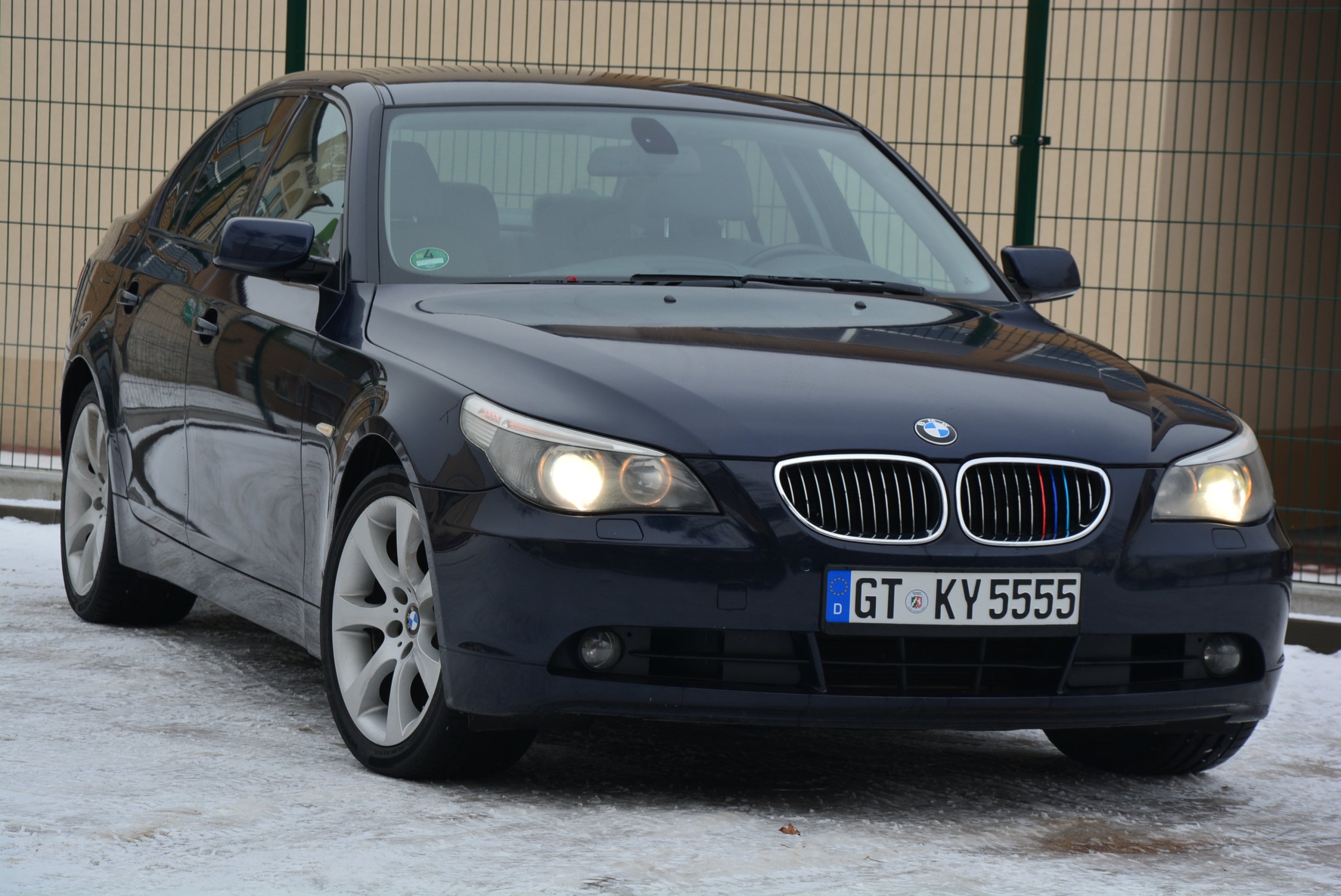 Piękne BMW E60 545 V8 333PS HeadUp DużaNavi Pamięc