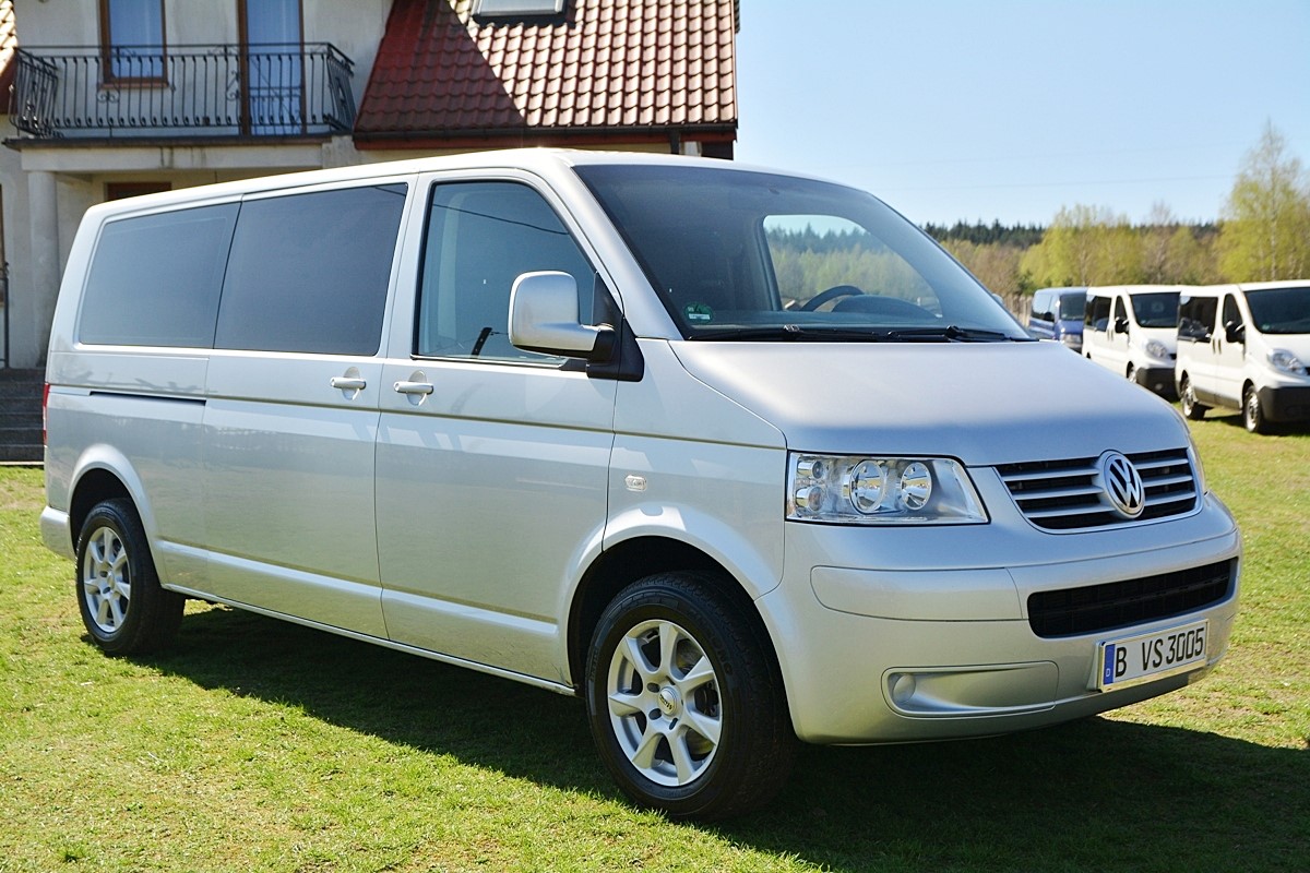 VW T5 CARAVELLE 1.9 TDI 105KM_LONG_2xKLIMA_ZADBANY 7292170404 oficjalne archiwum allegro