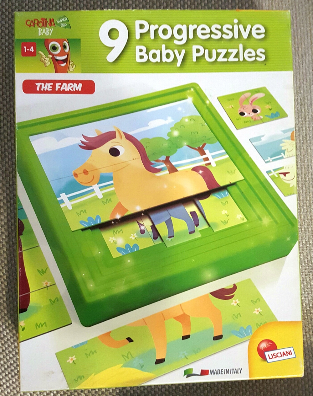 Puzzle Progresywne Zwierzęta Farma