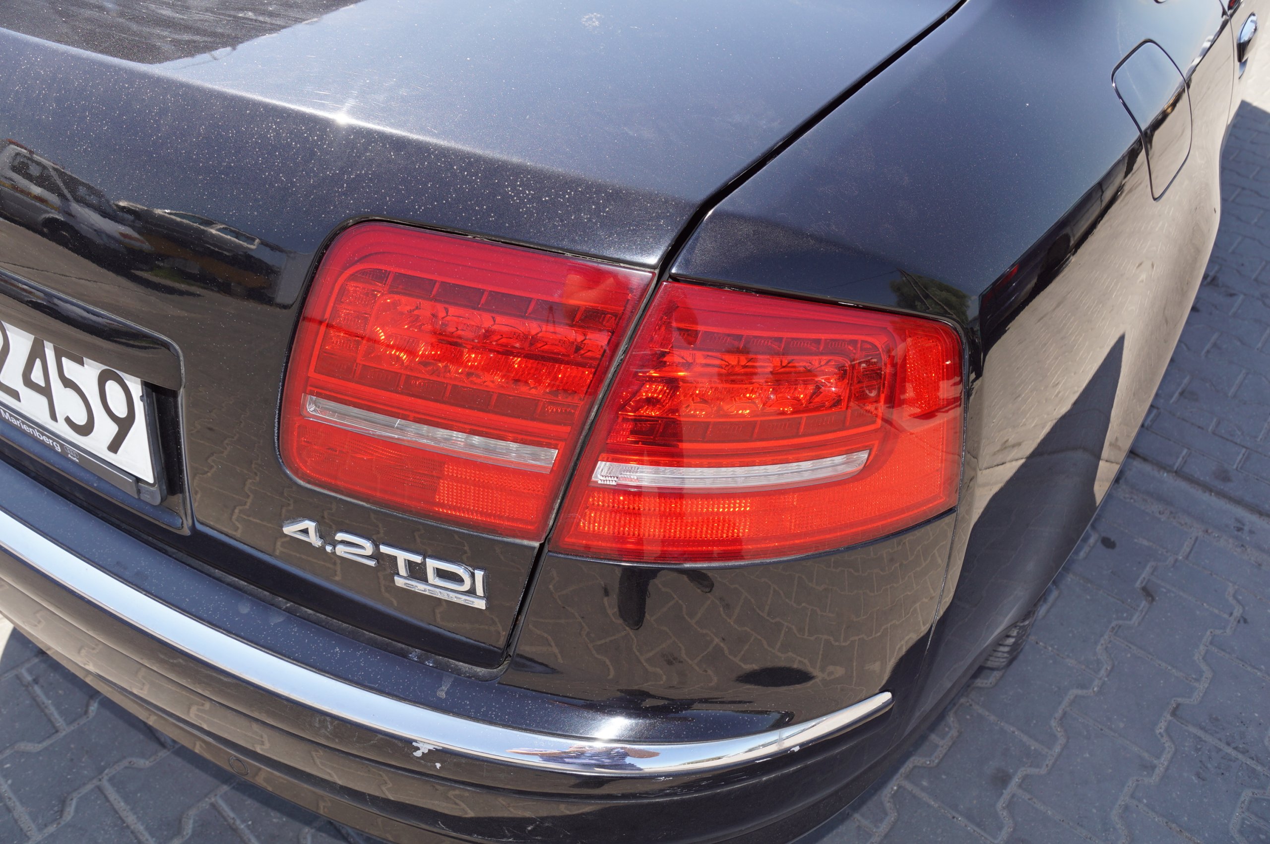 LAMPY TYŁ AUDI A8 D3 LIFT 2008 KOMPLET 7376564226 oficjalne